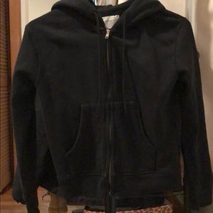 Urban Outfitters black cropped hoodie